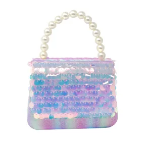 Shimmering mermaid sequin handbag