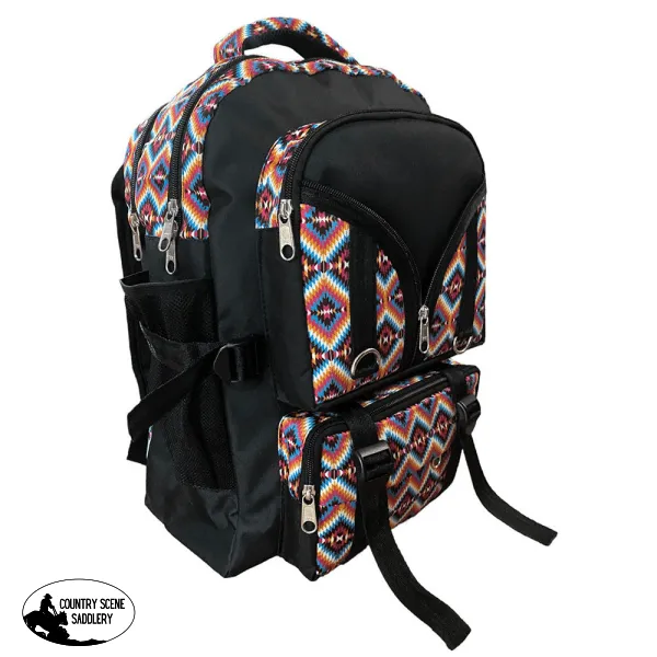 Showman Bright Pink Aztec Tactical Backpack