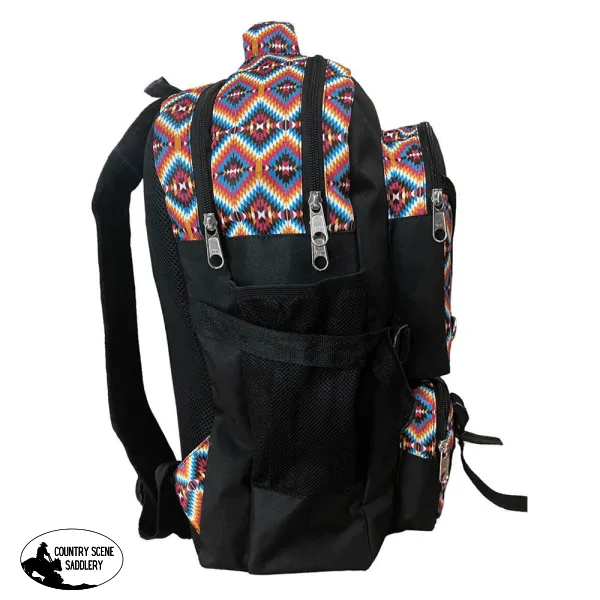 Showman Bright Pink Aztec Tactical Backpack