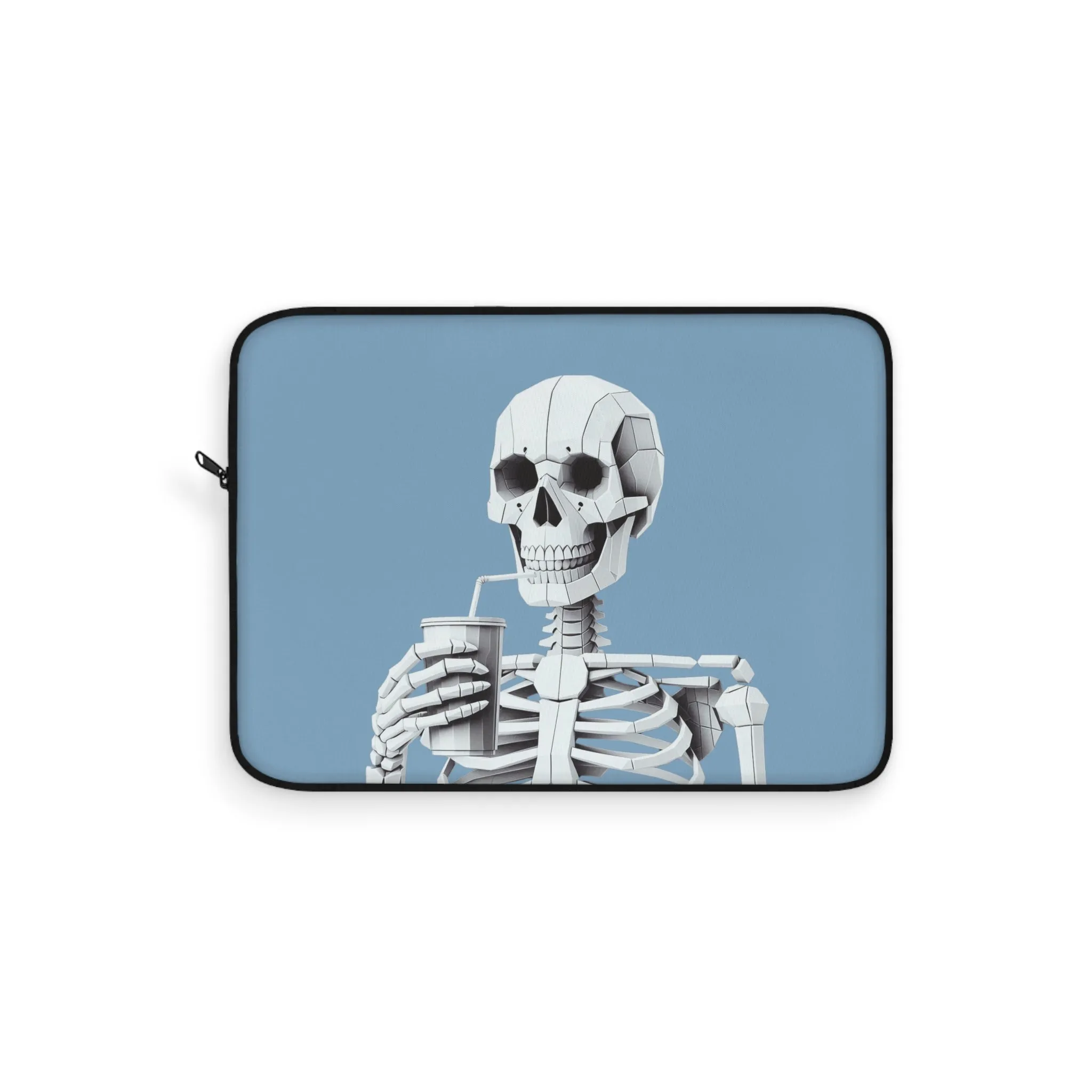 Skeleton Sipster Laptop Sleeve