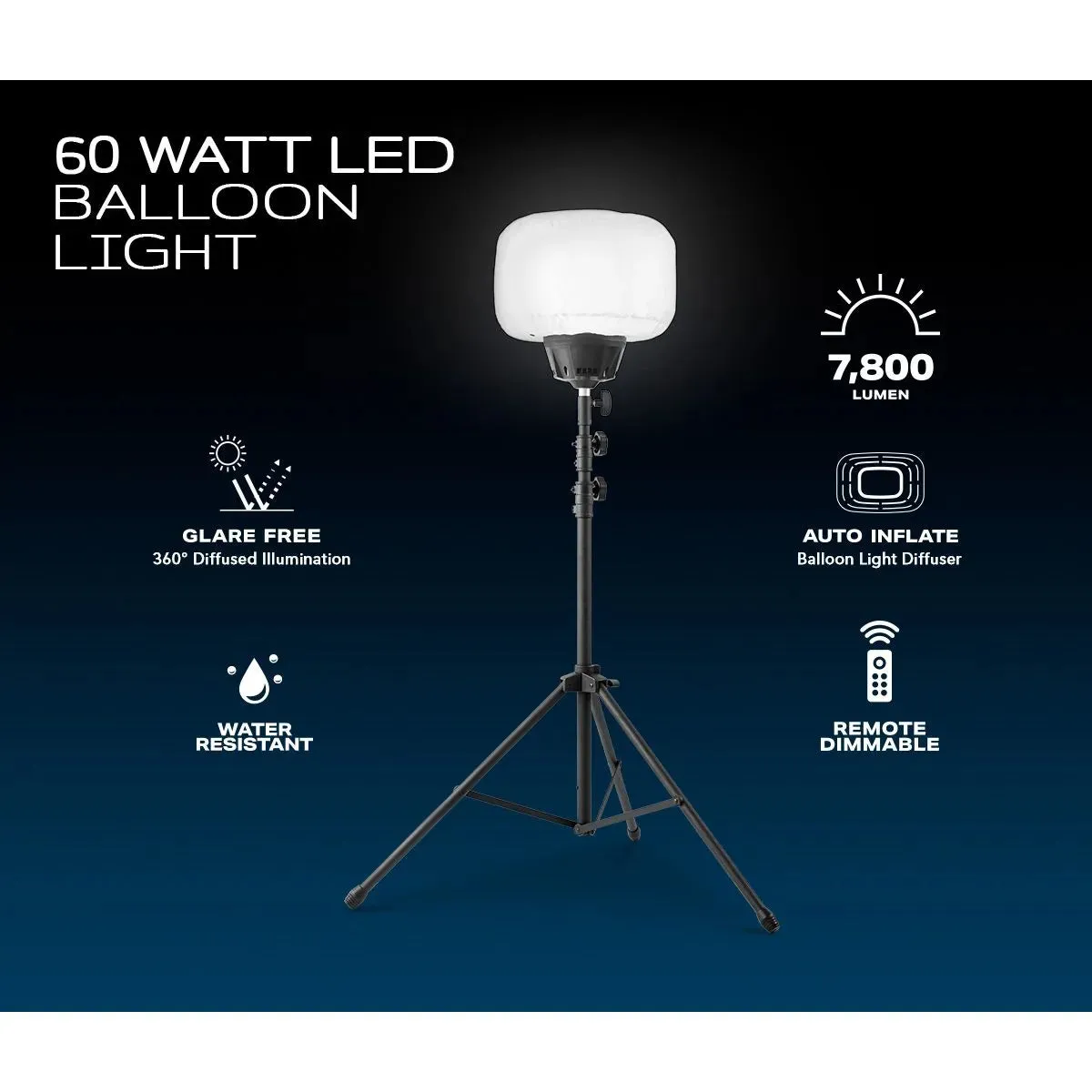 SKYFUZE 60W Balloon Light KIT