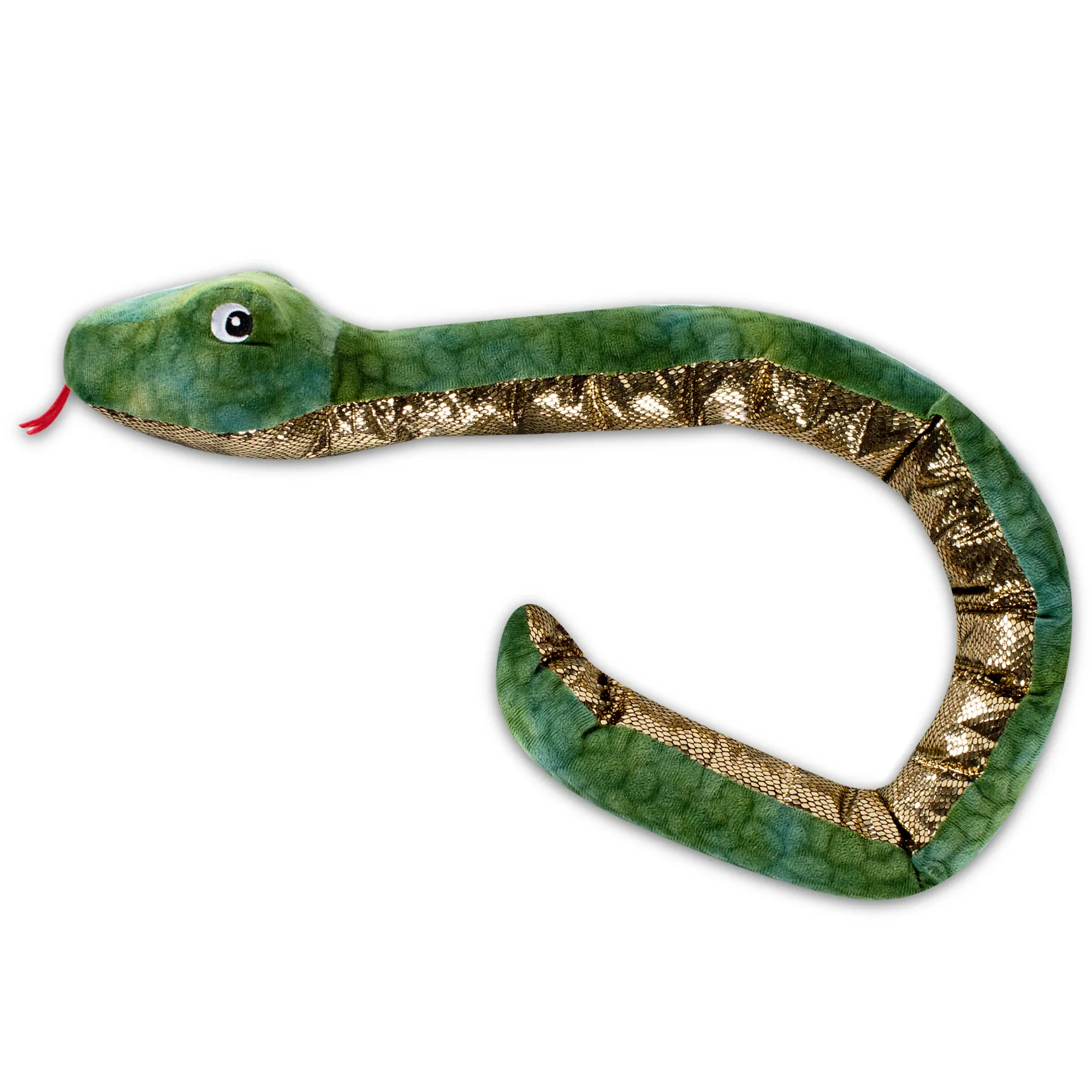 Slither the Snake, Squeaky Plush Dog toy (Large)