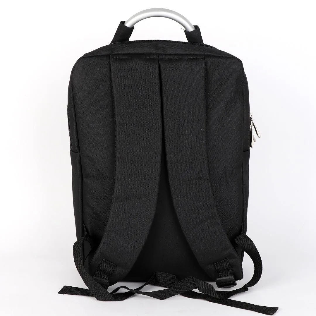 Smart Oxford Black Backpack