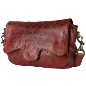 Spaghetti Western Crossbody Messenger Brown Bag