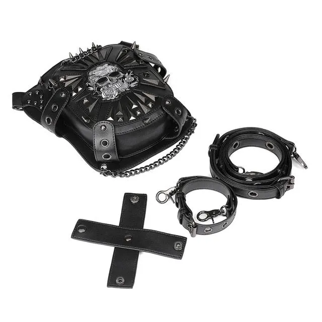 Steampunk Retro Rock Gothic Punk Shoulder Waist Bag