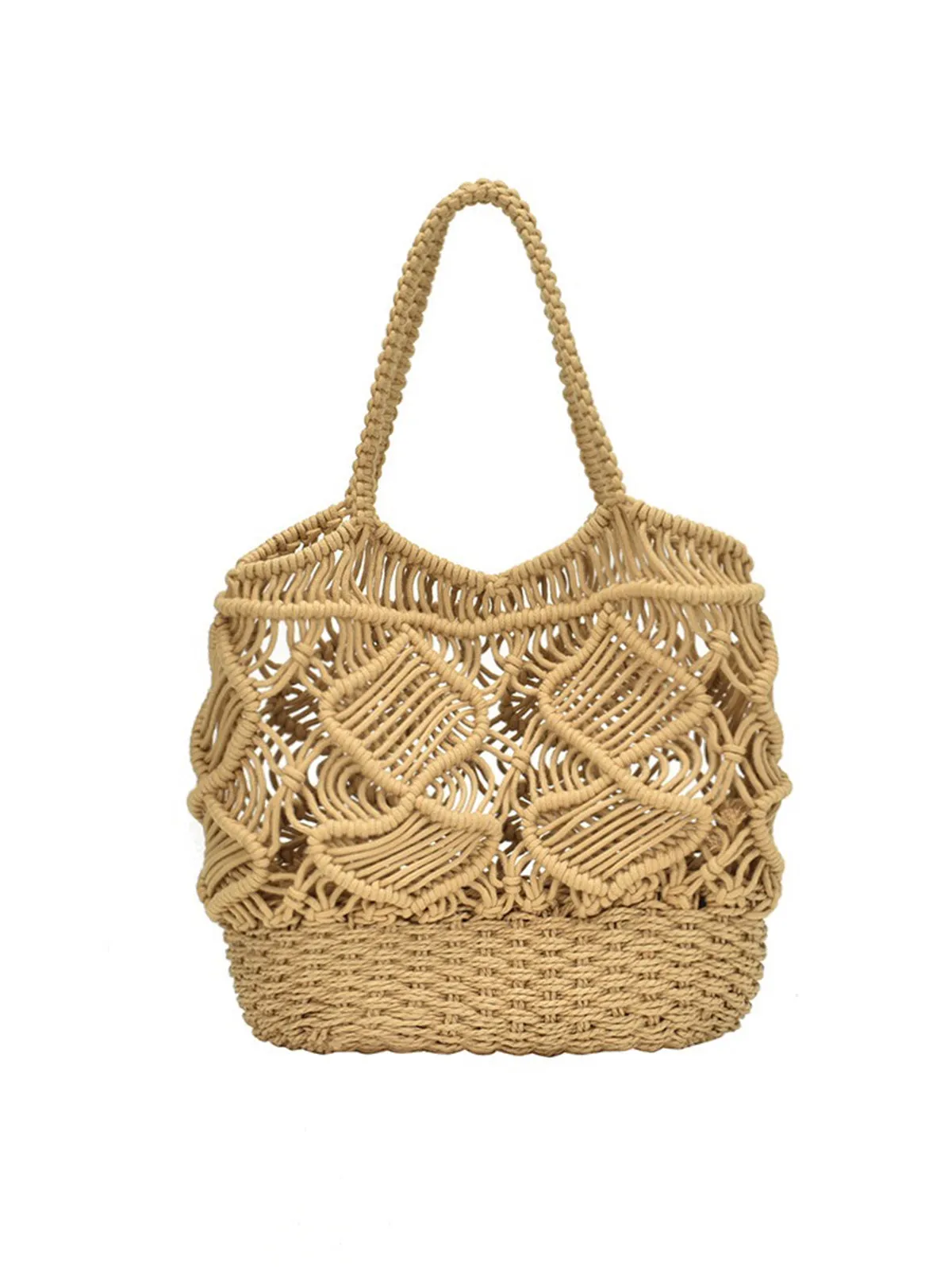 Straw Bucket Bag