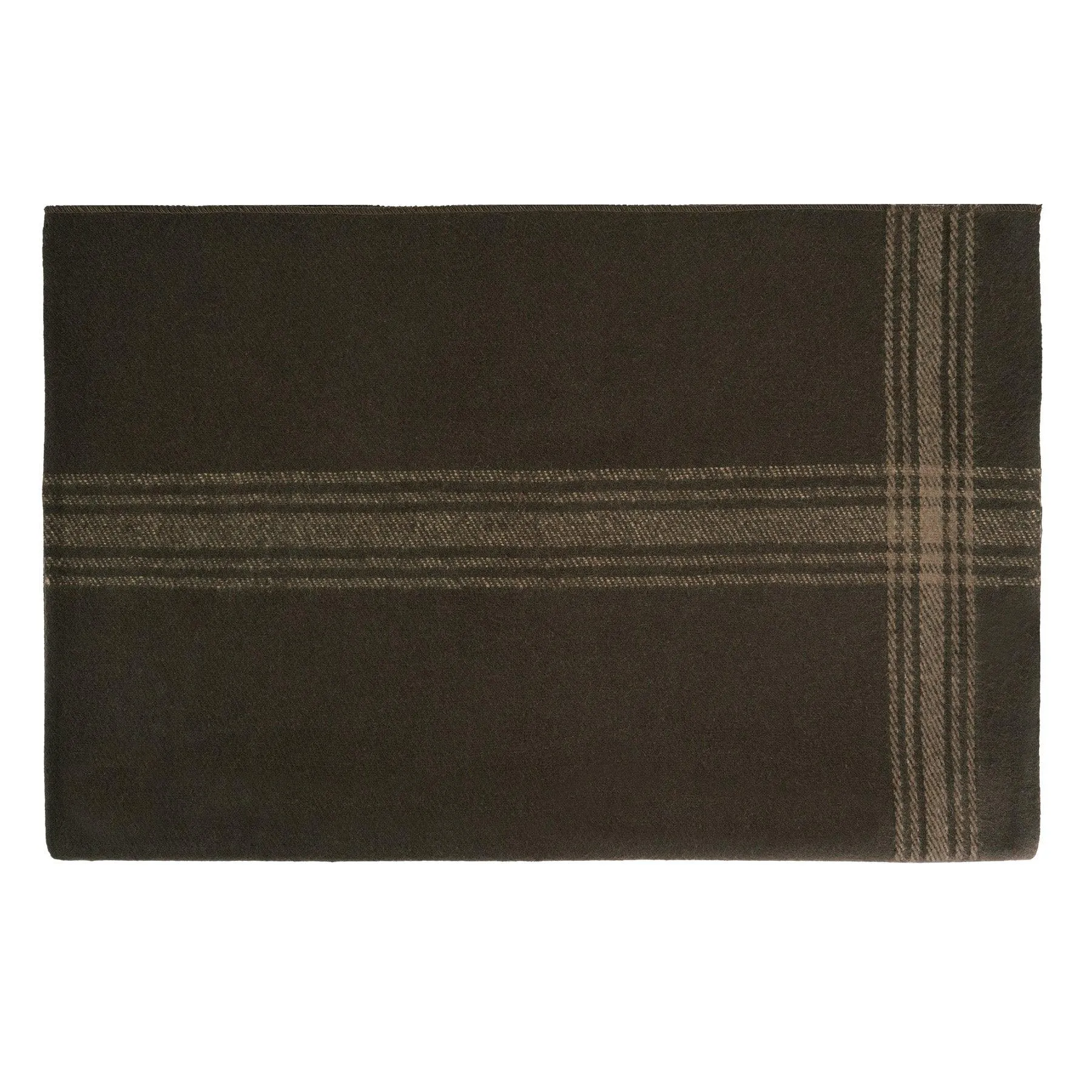 Striped Outdoor Wool Blanket