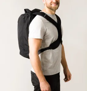 Swedish Posture Unisex Posture Vertical Backpack - Posture Correcting Backpack, Black