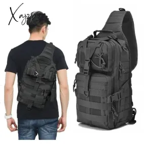 Tactical  Men's Sling Chest Bag Military Cross Body Shoulder Side Bag for Men 20L Outdoor Camping Backpack Trekking Chest Bag