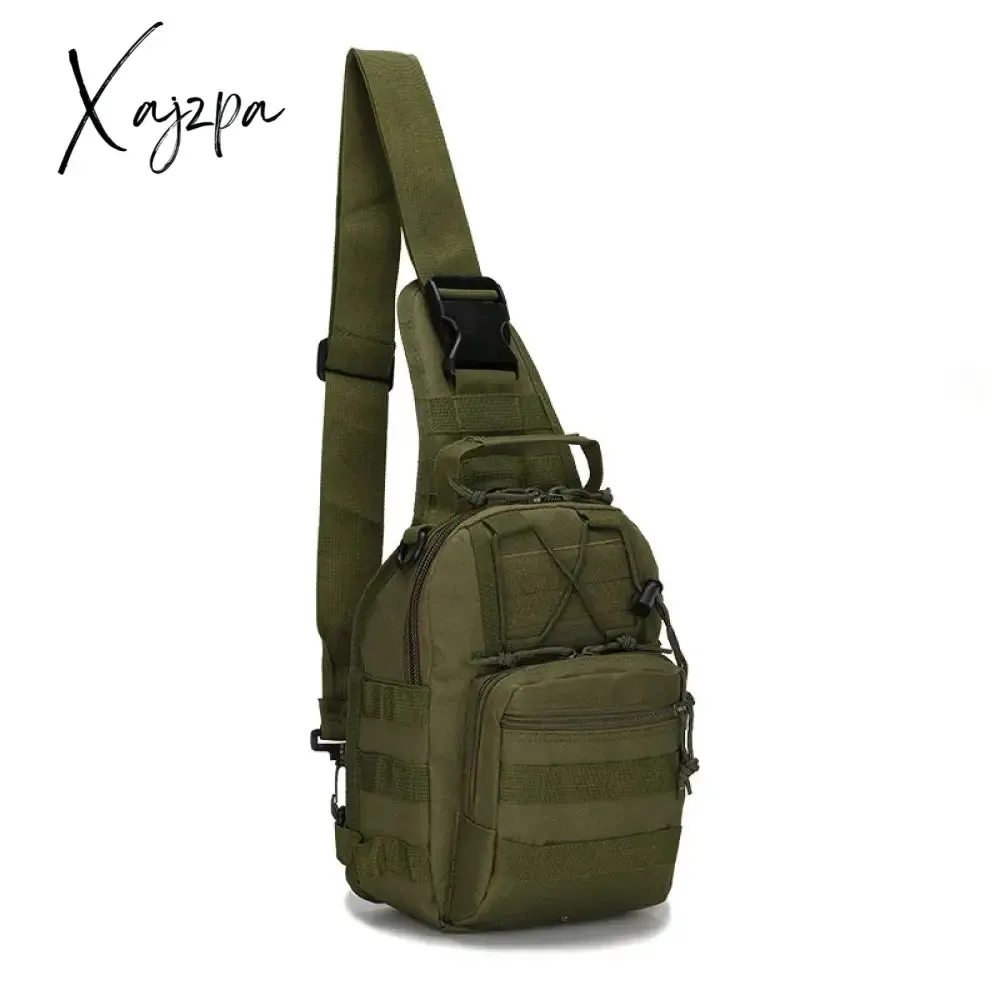 Tactical  Men's Sling Chest Bag Military Cross Body Shoulder Side Bag for Men 20L Outdoor Camping Backpack Trekking Chest Bag