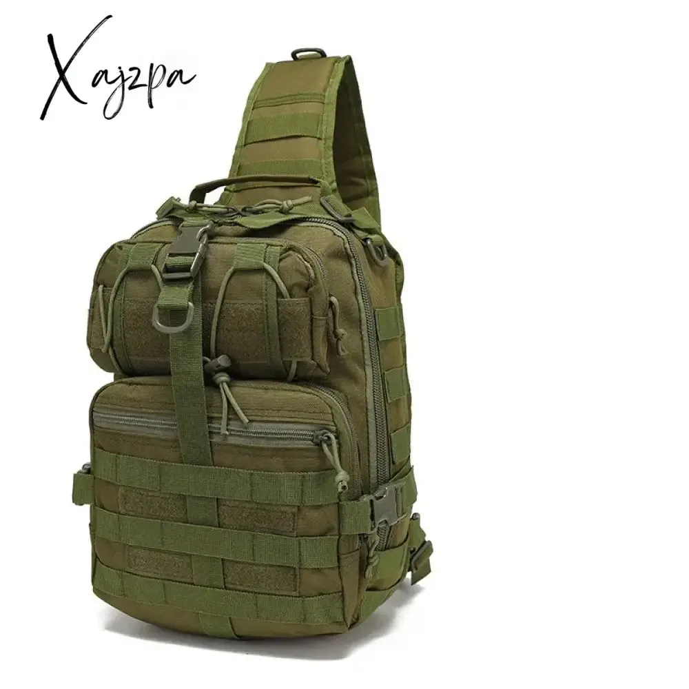 Tactical  Men's Sling Chest Bag Military Cross Body Shoulder Side Bag for Men 20L Outdoor Camping Backpack Trekking Chest Bag