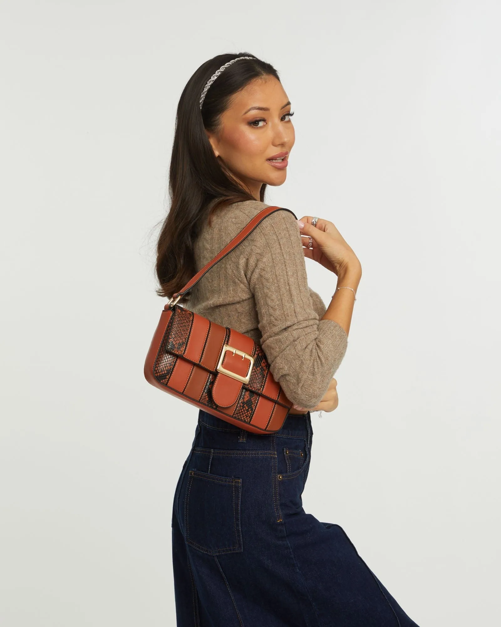 Tan Emmeline Shoulder Bag