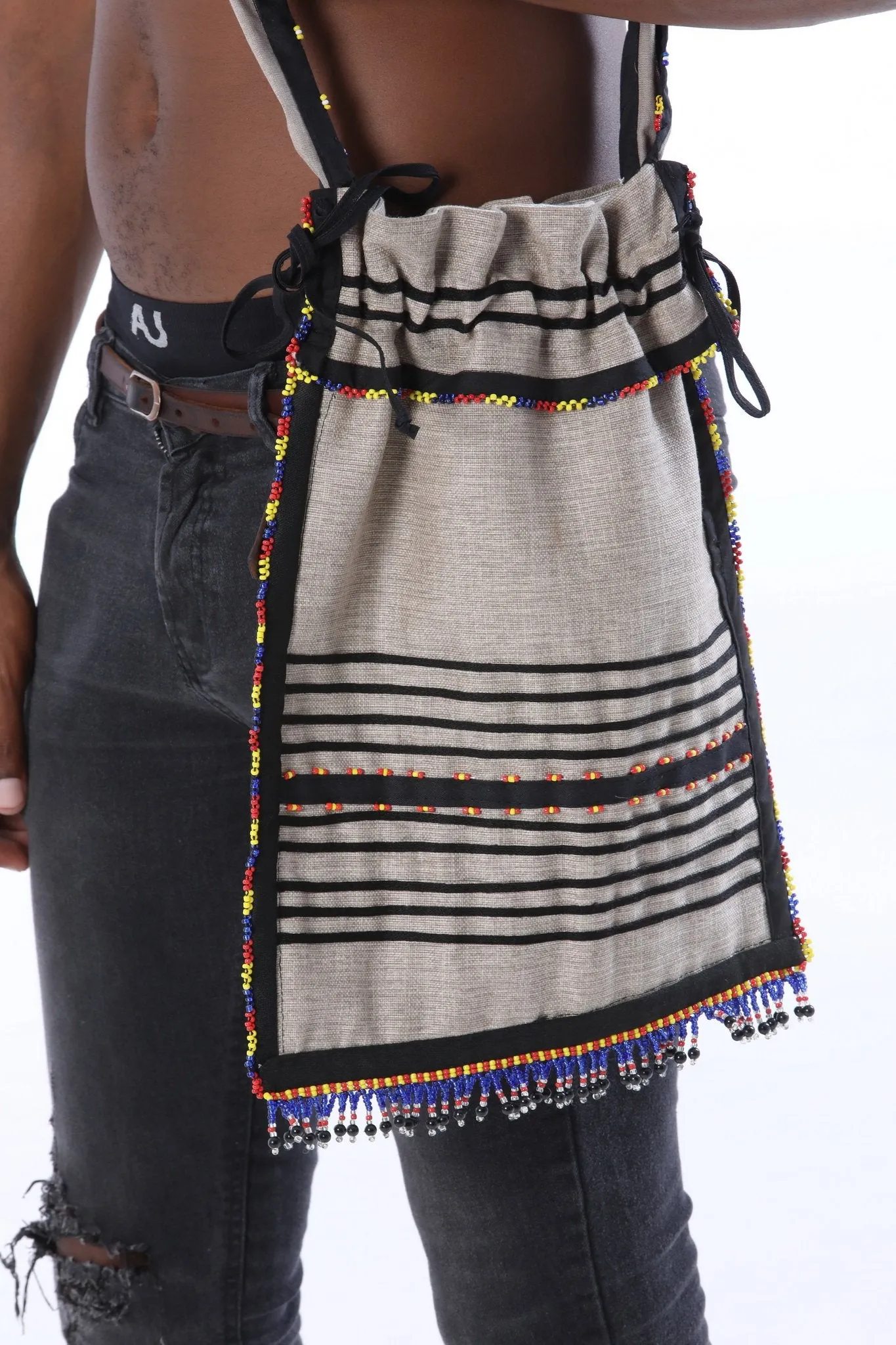 Traditional Xhosa Drawstring Bag Inxili