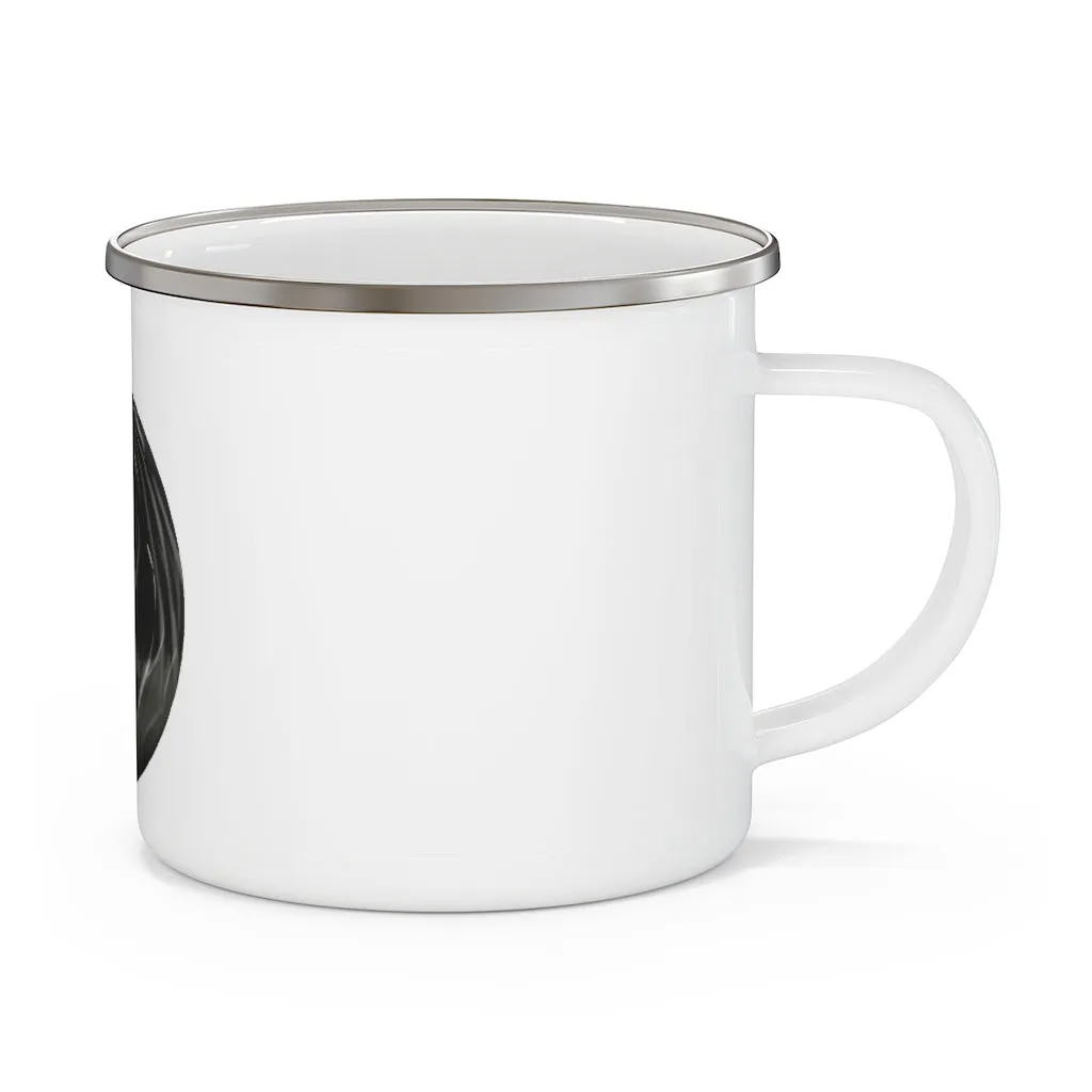 Trash Bag Enamel Camping Mug