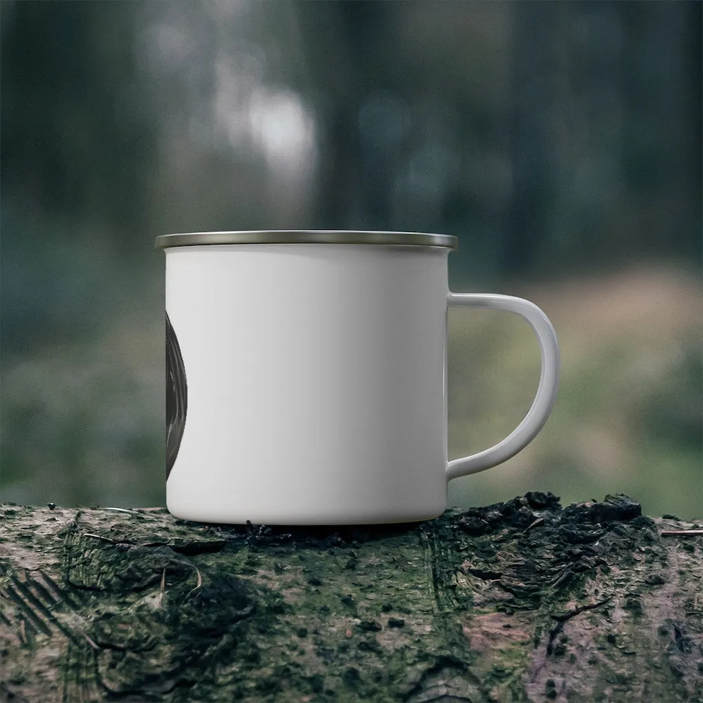 Trash Bag Enamel Camping Mug