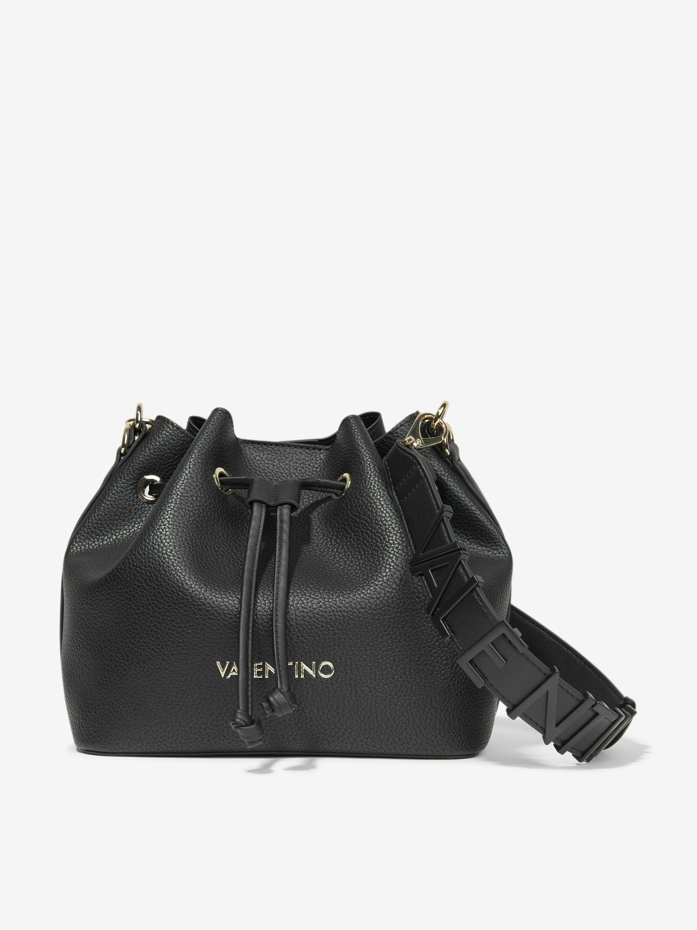 Valentino Girls Seychelles Bucket Bag in Black