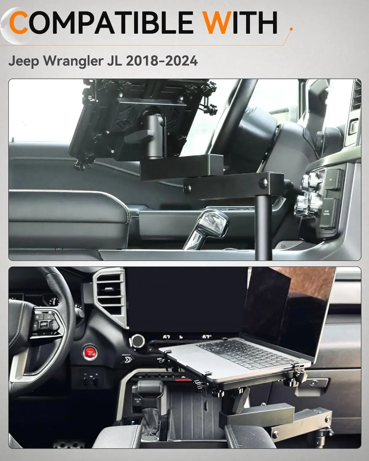 Van Laptop Mount for Jeep Wrangler JL