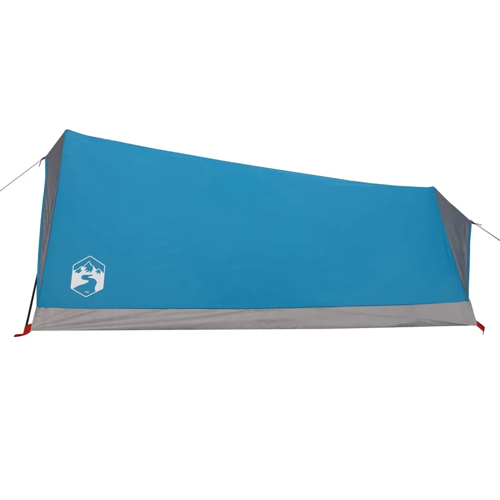 vidaXL Camping Tent 2-Person Blue Waterproof