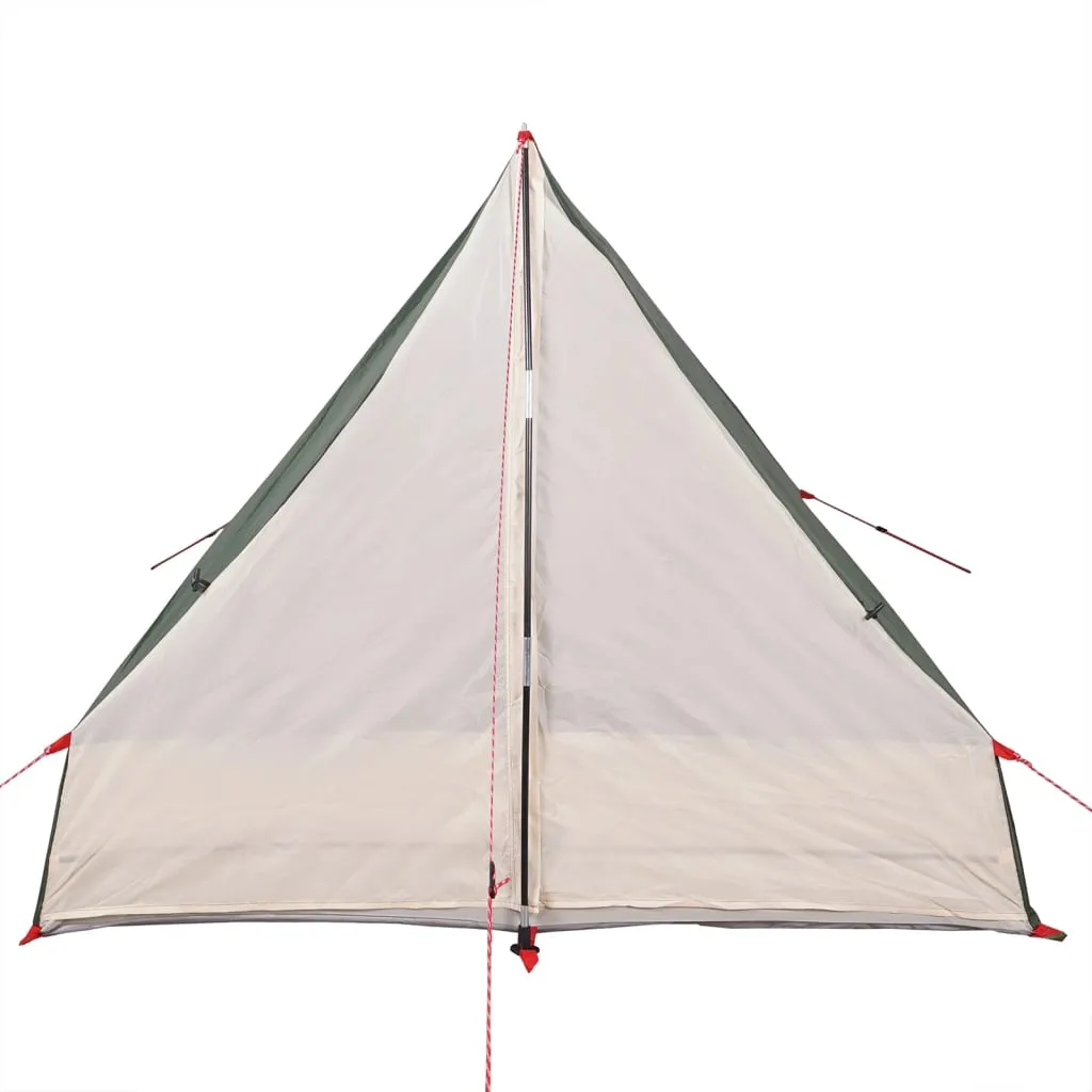 vidaXL Camping Tent A-Frame 2-Person Green Waterproof