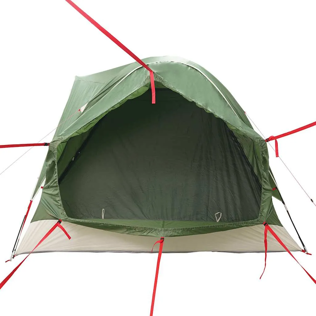 vidaXL Car Tent 4-Person Green Waterproof