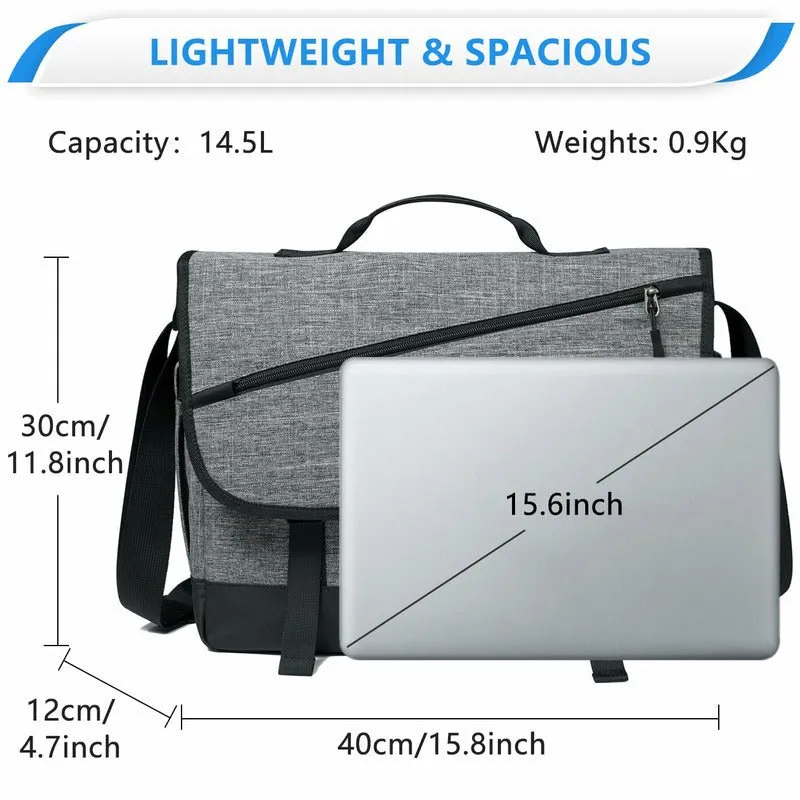 Water Resistant Laptop Bag with Shoulder Strap