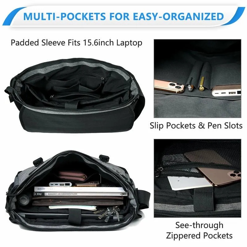 Water Resistant Laptop Bag with Shoulder Strap