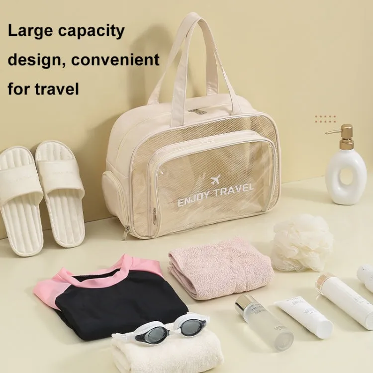 Waterproof Swimming Beach Bag Toiletries and Cosmetics Bag, Color: Pink with Shoe Warehouse