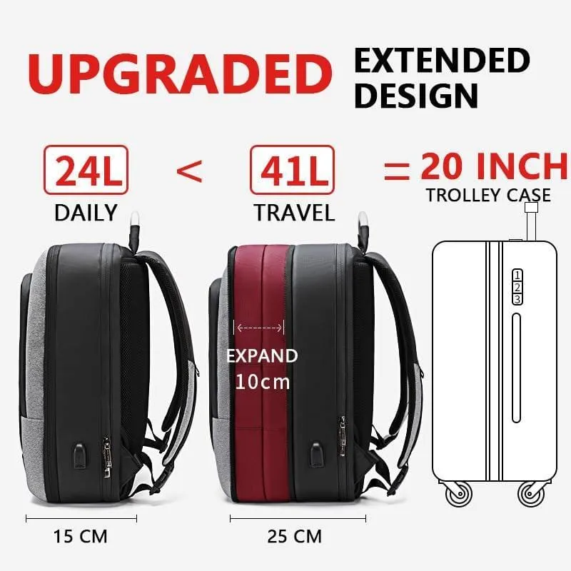 Waterproof Travel Bag With USB Charging