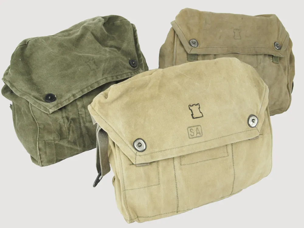 Wear It Green - Vintage Military Canvas Shoulder Bag - Finnish Army