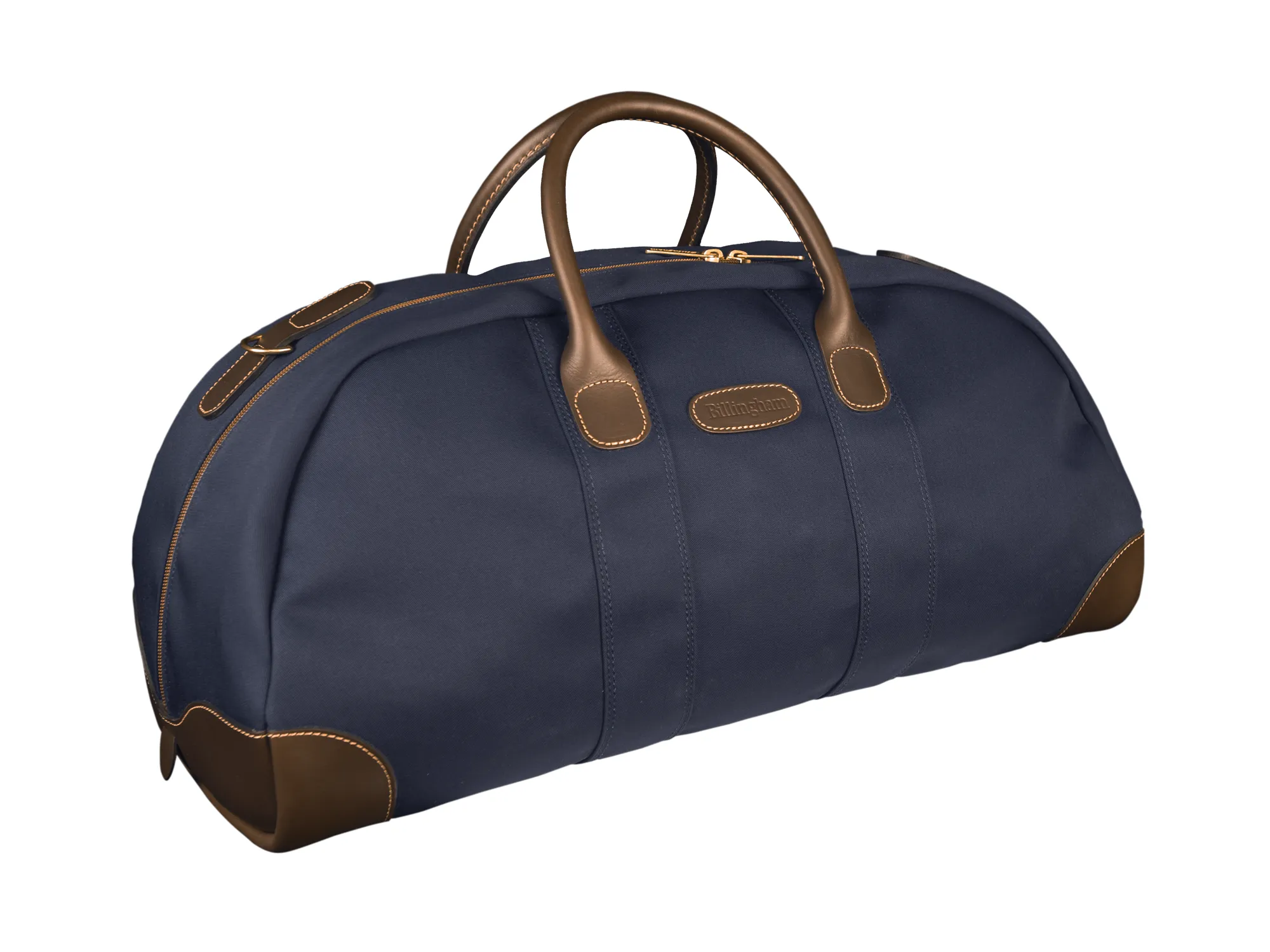 Weekender Bag - Navy Canvas / Chocolate Leather