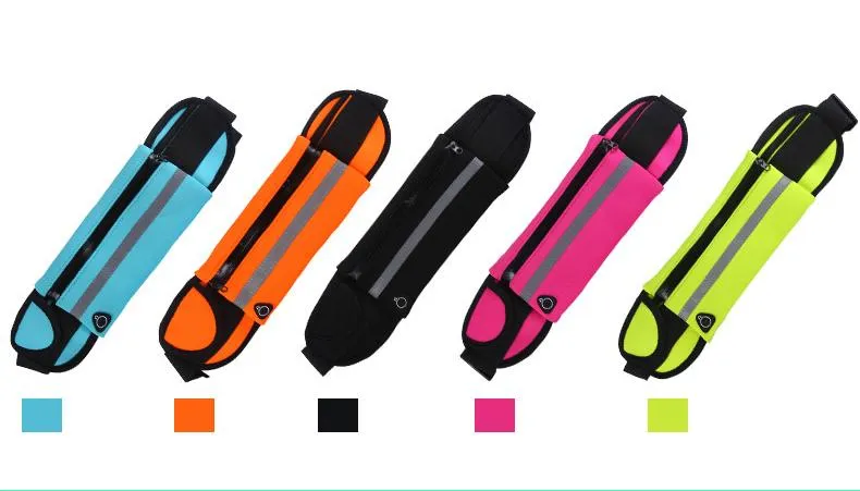 Women or Men Running Waist Bag" Waterproof " Mobile Phone Holder Jogging Sports Running Gym Fitness Bag