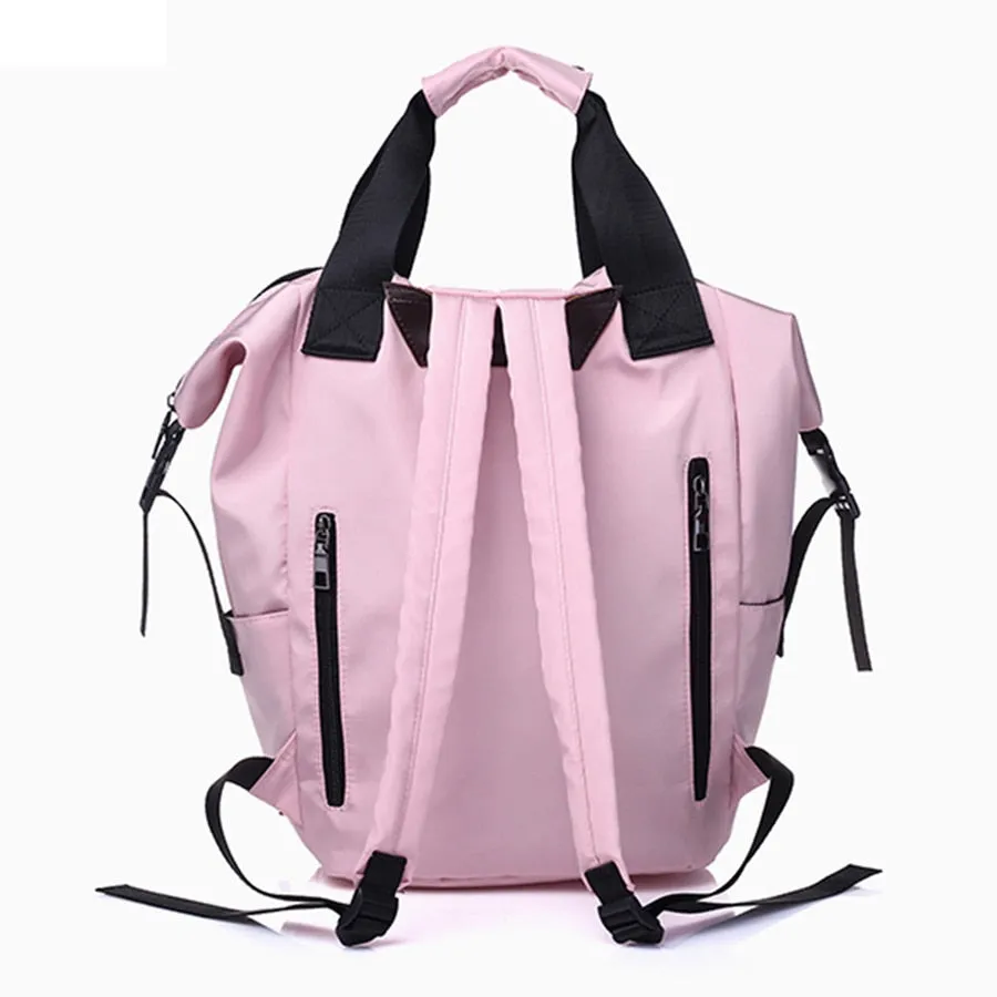 Women's Casual Nylon High Capacity Waterproof Backpack