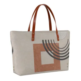 Women's Tote Bag | Diving Cloth129 beige, abstract, print