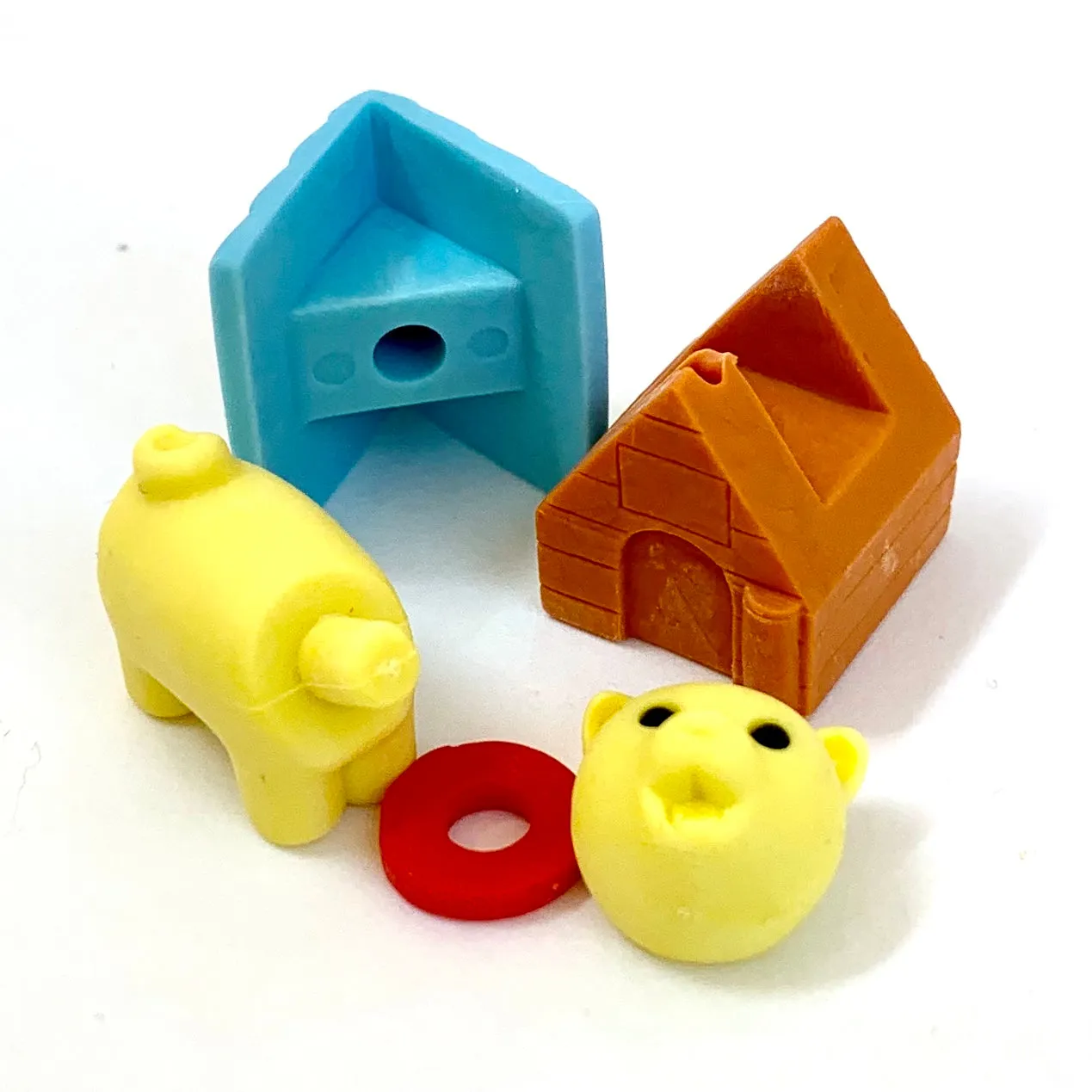 X 380291 IWAKO DOG HOUSE ERASERS-DISCONTINUED