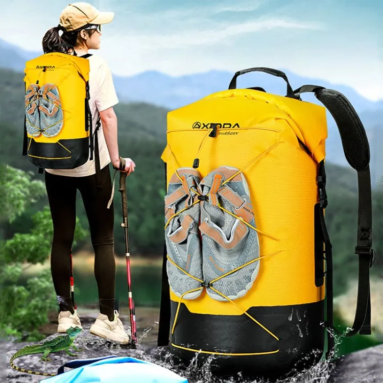 XINDA XD-BAG19 IPX7 Waterproof Outdoor Stream Tracing Backpack Diving Bag, Color: Yellow-36L